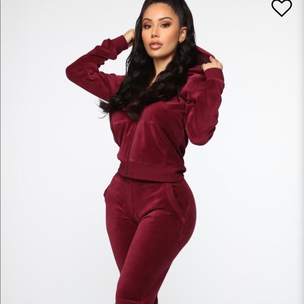 Burgundy Comfy set